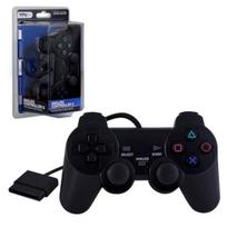 TTXTECH Dual Shock 2 laidinis analoginis vairasvirtės valdiklis, skirtas Sony PlayStation 2 PS2 konsolei, juodas