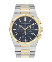 Mathey-Tissot Zeus Chrono Two Tone Stainless Steel Blue Dial Quartz H118CHBBU Men's Watch mėlyna