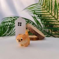 Mini Wooden Animal Figurine Hand Carving Wood Cat Dog Statues Cute Painted Shiba Inu Cats Crafts Ornaments Table Deocr Gifts