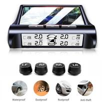 4 External Sensors Car Solar Power TPMS Tire Pressure Alarm Digital Display Auto Tester Warning Presssure Monitoring System CHINA