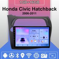 Android Carplay automobilio radijas, skirtas Honda Civic hečbekui 2006-2011 Multimedijos grotuvas galvos blokas Stereo GPS navigacija BT WIFI 2+32GB 1+16GB