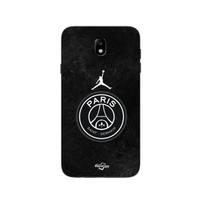 Coque - Maniacase - Samsung Galaxy J7 2018 - Noir - PSG Jordan Logo - Souple juoda