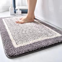 New Non-slip Bath Mats Super Absorbent 40x60cm Bathroom Rugs Soft Modern Household Entrance Door Mat Bathtub Side Hallway Tapis 40x60cm