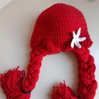 New Hand Knitted Cat Pullover Hat, Versatile Star Funny Hat for Photo Taking Children 48-54cm brown
