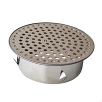 Floor Drain Breathable Cap Round Backflow Preventer Flat Head Cover Drainage for Home Kitchen 130 tubes