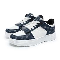 Fashion Big Size 35-48 Winter Leather Men's Skateboard Shoes Original Women's Designer Sneakers Fashion Platform Skateboarding Shoes Men 35 white