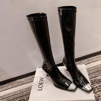 Fashion Knee Thigh High Boots Woman Winter 2024 Black Boot Stiletto Heel Pointed Toe Autumn Fashion New In Women's Long Shoes for Women 40 black