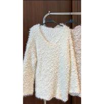 Gentle Pink Soft Waxy Plush Sweater Autumn and Winter New Lazy Style Milky Sweet Long-sleeved Sweater for Women One size