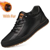 Fashion Genuine Leather Mens Breathable Casual Shoes 2024 New Arrival for Men Lace-Up Sneakers High Quality School Skate Shoes Men Shoes 37