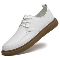 Fashion Classic New Mens Outdoor Shoes Genuine Leather Men Sneakers High Quality Male Retro Shoes  Luxury Lace Up Shoes Oxfords Flats 38 balta