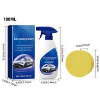 Car Wax Spray 100ML Crystal Clear Coating Agent For Cars High-Protection Car Wax Spray For Revitalizing Paint Polish Defense mėlyna