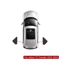 Automobilio lango užuolaidėlė nuo saulės, apsauginė nuo saulės, izoliacinė, anti-UV užuolaida Jetour T2 Traveler 2024 2024 automobilių langų priedai A9P6 black