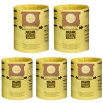 5 Pack Vacuum Dust Filter Bags for 5-8 Gallon Shop Vac Wet Dry Vacuum Cleaners, 90661 906-61 9066100 90671 9067100,Etc CHINA beige