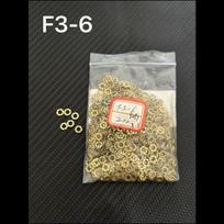 50PCS/ Lot F4-7 F6-11 Mini Plane Axial Bearing Steel Ball Thrust Copper Protection Folding Knife Gasket Accessories
