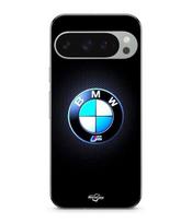 Coque - MANIACASE - Google Pixel 9 Pro - Bmw Logo M - Carbone lumineux - Souple juoda
