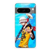 Case for Google Pixel 8 Pro Anime One Piece Trafalgar D Water Law juoda