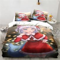 Kawaii Gawr Gura Cute Girl My Angle King Twin Double Child Bedding Set Microfiber or Polyester 3D Print Anime Duvet Cover Set 70x133cm 2pcs