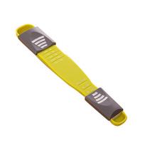 Adjustable Kitchen Scales Measure Cup Double End Eight Stalls Measuring Spoon For Salt Soup Coffee Tea Powder Kitchen Gadgets yellow