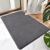 American Floor Mat Household Easy To Clean Foot Mat Entry Entry European Door Mat Can Be Machine Washable SS 60*90cm gray