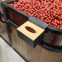 Vienkartinių pirštinių laikiklis-dėžutė namams ir dirbtuvėms Wood