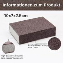 Švitrinė kempinė Nano karborundo kempinė Virtuvės valymo įrankis Patvari Stora Šlifavimo kempinė Nuosėdų šalinimas Rūdys Namams Indams 2pcs gray