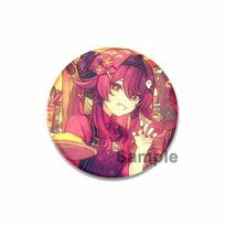 32/44/58MM Fans Collections Game Anime Brooches Genshin Impact Enamel Pin Backpack Collar Hu Tao Cartoon Badge Jewelry Gifts Accessory 32mm pink