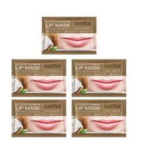 5pcs/10pcs  Coconut Moisturizing Lip Mask To Improve Dryness In Autumn and Winter 5pc