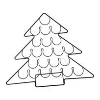 Christmas Tree Coffee Pod Holder, Storage Organizer, black