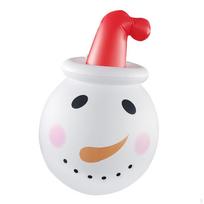 Christmas Inflatable Snowman Ornament Night Light Cute Decorative Xmas Snowball Decor for Apartment