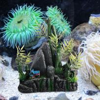 Aquarium Rockery Decorations Hideaway Decorative Rocks Bamboo Mountain View Landscape Stone
