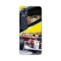 Coque Oppo A17 F1 Ayrton Senna Mclaren Legend Formule 1 Maniacase juoda