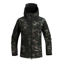 Neperšlampama lauko striukė „SoftShell“ striukė medžioklei vėjo striukė slidinėjimo paltai žygiams nuo lietaus kempingo žvejybai taktiniai drabužiai vyrams ir moterims didelio dydžio S miško kamufliažinė spalva