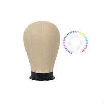 Caps And Wigs Display Stand Mannequin Head Hair Styling Storage Rack Model 53cm head beige