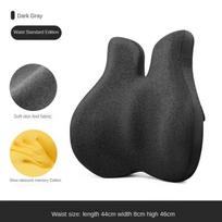 Lumbar Support Pillow Memory Foam Relieve Back Pain Car Seat Waist Cushion Soft Comfortable For Office Home Car gray