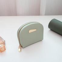 Women's Fashionable Minimalist and Creative Card Bag Card Case Portable Multi Card Wallet one size žalia