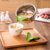 Anti-spill Drain Kitchen Pots Pans Round Rim Deflector Liquid Diversion Mouth Poured Random Color ADM