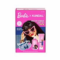 KUNDAL Baltymų žalos priežiūros rinkinys barbie denim edition