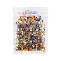 Ss4-Ss30 Electroplating Mixed Color Packet Flat Bottom Nail Art Rhinestone Diy Jewelry Accessories SS16  288PCS
