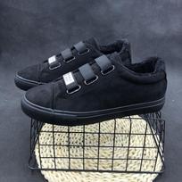 New Arrival Fasion Winter Black Plus Velvet Warm Cotton Loafers Slip-On  Shoes Zapatos de hombre 39