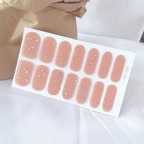 Nuogas permatomas laipsniško keitimosi nagų lipdukas Nagų lipdukas Morandi matinis nagų lipdukas Gali būti nuplėšiamas vandeniui atsparus nagų lipdukas QF462 beige