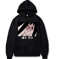 Shinriman Academy Hakami Printed Hooded Sweater Anime Hoodie Japanese Top XS