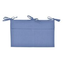 Baby Crib Storage Bag  Newborn Bed Headboard Organizer Hanging Bag Bedside Storage Bag For Kids Baby Bedding Diaper Bag mėlyna