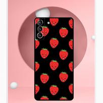 Cute Strawberry Case For Samsung Galaxy S24 Ultra S22 Plus S20 S21 FE S8 S9 S10 Note 10 20 S23 Ultra Cover Galaxy S20Ultra
