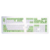 129 Keys Green  Keycaps OEM Profile 12mm Thick PBT Keycap For 61/87/104/108 Layout Mechanical Keyboard Keycaps