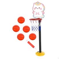 Basketball Hoop Set for Kids Net Multifunction Ball Rack Outdoor Sports Toys Supplies balta