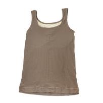 Winter Thermal Vest with Chest Pads Seamless Velvet-lined Fast Temperature Lock Heating Slim Fit Elastic Sleeveless Inner Wear Bottoming Tank Top kava