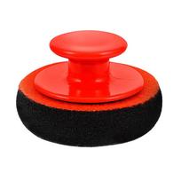 Car Polishing Waxing Sponge Brush Wheel Tire Paint Cleaning Applicator Pad Soft Foam Round Shaped Truck Motor Auto Detail Tool