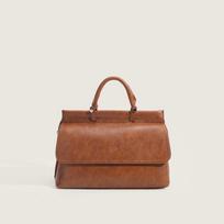 Shoulder Sling portable bag  European fashion  retro  export texture bag brown