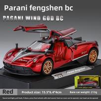 1:32 Mastelio Fengshen BC Greiti ir įsiutę Lydinio Automobilio Modelis Die-cast Žaislas su Garsu ir Šviesa Šešių durų Transporto Priemonės Papuošalai Žaislai Vaikams Berniukui Dovana raudona