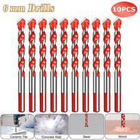 Drill Bits Punching Hole Working Tool Rotary Tool Drill Bit Steel Carbide 16/Set